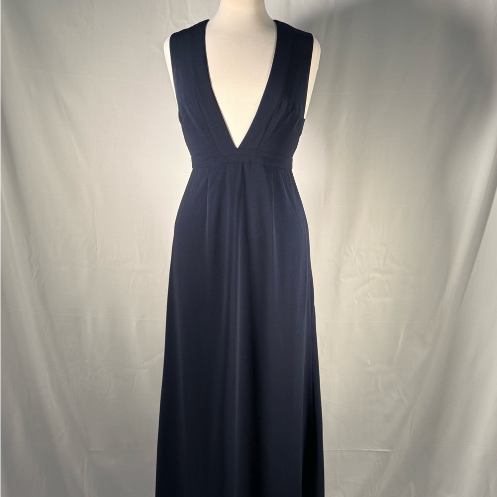 Jill Stuart Navy Sleeveless Maxi Dress